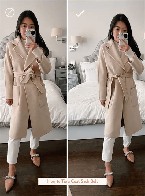 How to Tie a Trench Coat Belt, Even Behind the Back 